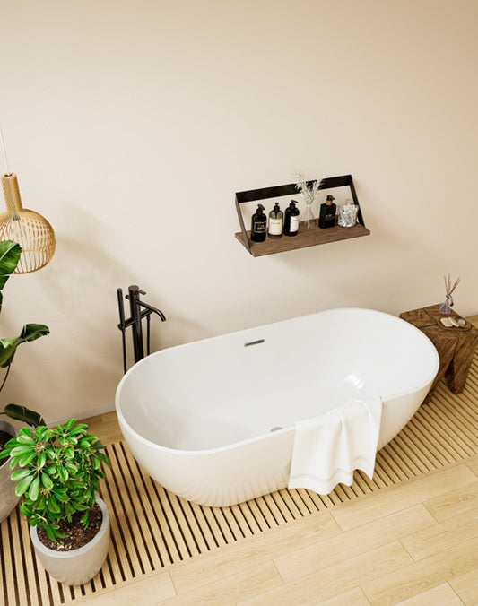 Freestanding Bath Matte White 1700 or 1600mm