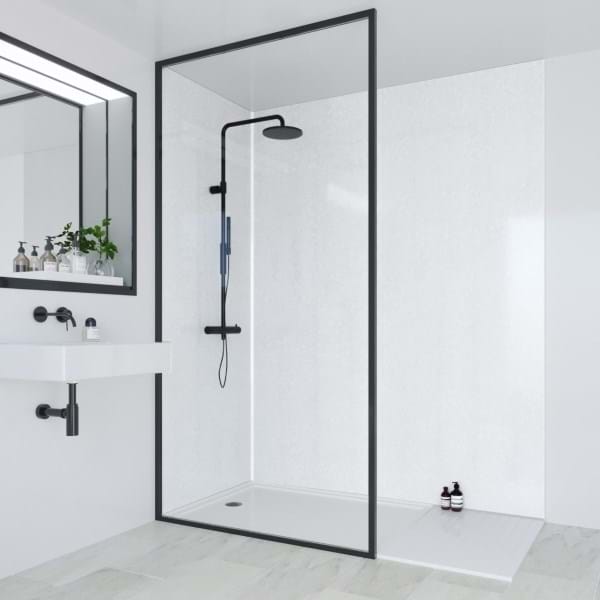 Multipanel Classic Collection Frost White Shower Panels M049
