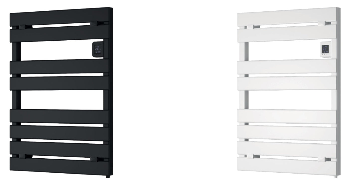 VRB Gia 780 x 550mm Electric Heated Towel Rail/Radiator (8 Bars)