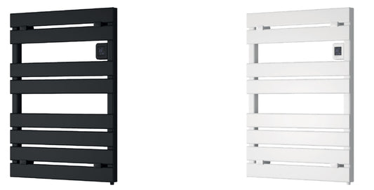 VRB Gia 780 x 550mm Electric Heated Towel Rail/Radiator (8 Bars)