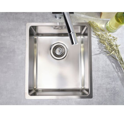 Reginox Houston 34x40 Inset/Undermount 1 bowl SS Kitchen Sink