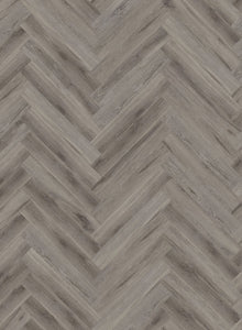 Lignum Core Rustic Grey Oak Herringbone - Pack Size:2.23m²