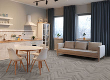 Load image into Gallery viewer, Lignum Core Rustic Grey Oak Herringbone - Pack Size:2.23m²
