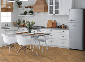 Lignum Core Ranch Oak Herringbone - Pack Size:2.23m²
