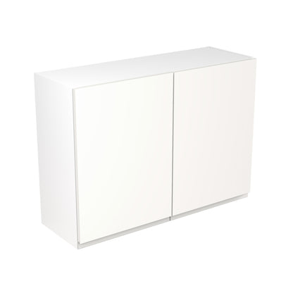 J-Pull Super Gloss White Wall Kitchen Cabinets with UNICLIC Technology, Flat packed