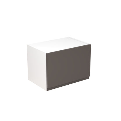 J-Pull UltraMatt Graphite Wall Kitchen Cabinets with UNICLIC Technology, Flat packed