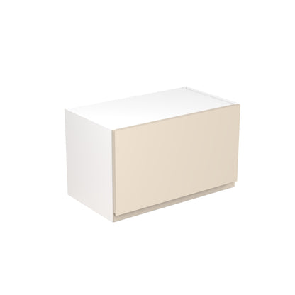 J-Pull Super Gloss Cashmere Wall Kitchen Cabinets with UNICLIC Technology, Flat packed