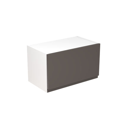 J-Pull UltraMatt Graphite Wall Kitchen Cabinets with UNICLIC Technology, Flat packed