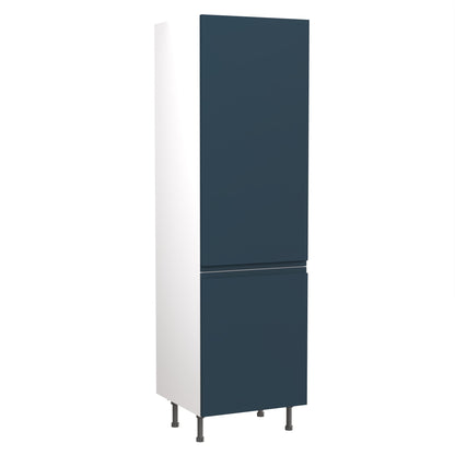 J-Pull UltraMatt Indigo Base Kitchen Cabinets with UNICLIC Technology, Flat packed
