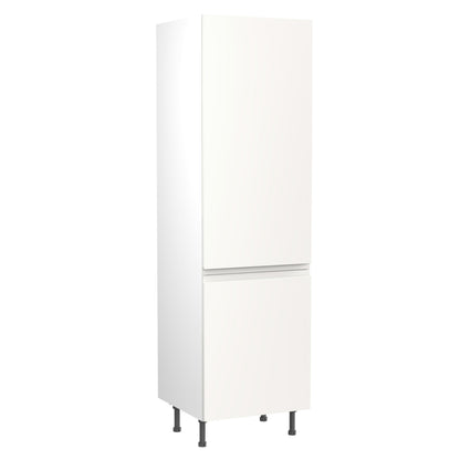 J-Pull Super Gloss White Base Kitchen Cabinets with UNICLIC Technology, Flat packed