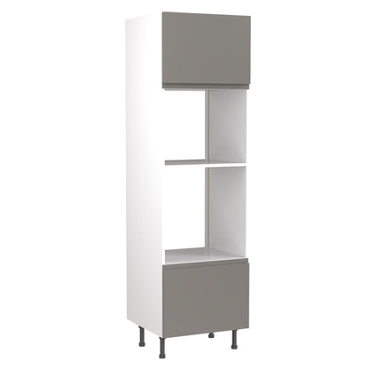 J-Pull UltraMatt Dust Grey Base Kitchen Cabinets with UNICLIC Technology, Flat packed