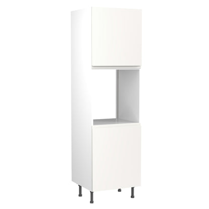 J-Pull UltraMatt White Base Kitchen Cabinets with UNICLIC Technology, Flat packed