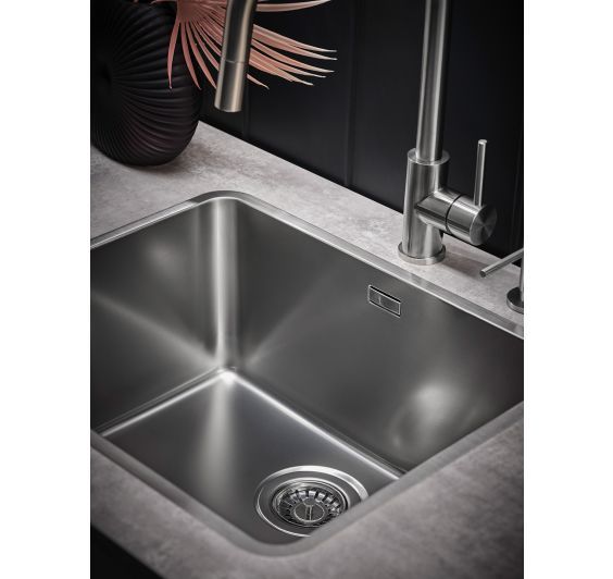 Reginox Kansas 50x40 L Inset/Undermount Extra deep bowl SS Kitchen Sink