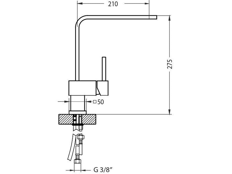 Clearance! Alveus LAGUNA MONARCH Kitchen Mixer Tap Gold, Bronze, Copper, Anthracite