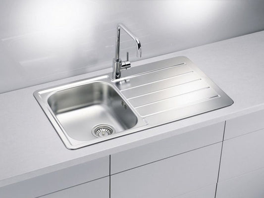 Alveus, Line 20, Stainless Steel, Single bowl, Inset, 860x500x160mm (1067697N)