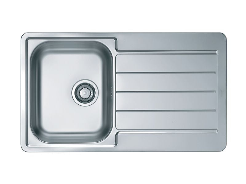 Alveus Line 20 SS Inset Kitchen Sink 860x500 1.0 & Jenny Tap Chrome