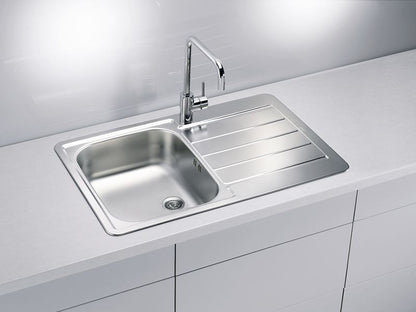 Alveus, Line 80, Stainless Steel, Single bowl, Inset, 790x500x160mm (1067706N)