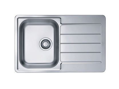 Alveus Line 80 SS Inset Kitchen Sink 790x500 1.0 & Jenny Tap Chrome