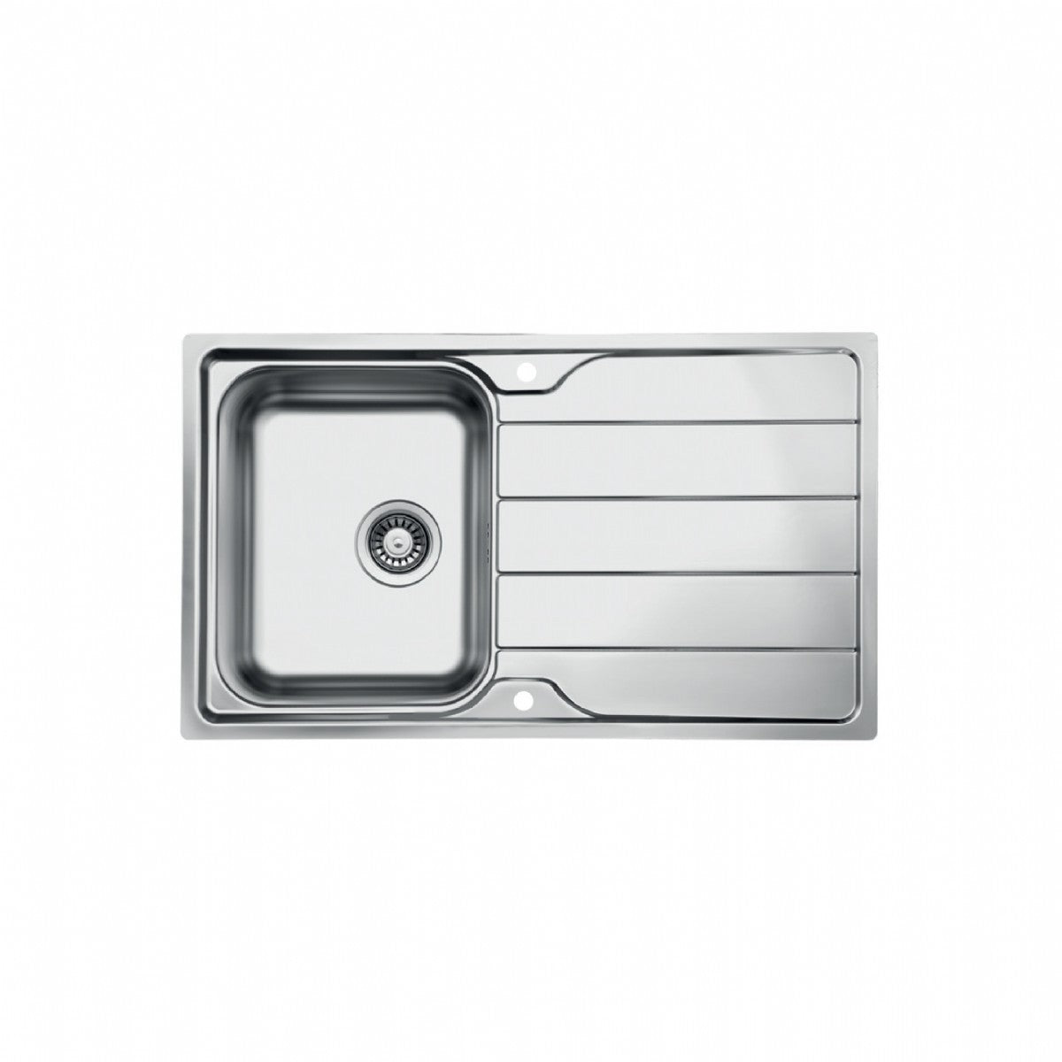 UKinox LN 860.500 Polished Stainless Steel 1 Bowl inset kitchen sink