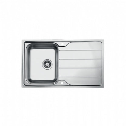 UKinox LN 860.500 Polished Stainless Steel 1 Bowl inset kitchen sink