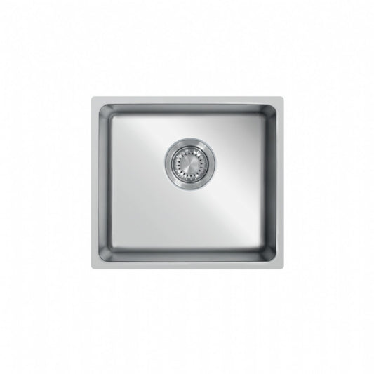 UKinox Micro 1 Bowl Polished Stainless Steel Undermount/Inset  kitchen sink 450x400mm