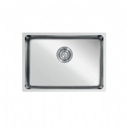 UKinox ME 550 Polished 1 Bowl Stainless Steel Undermount/Inset  kitchen sink 548x395