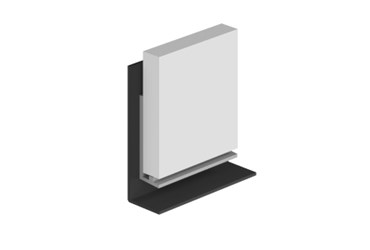 MultiPanel Type X - Base Profile, Satin finish 2450mm