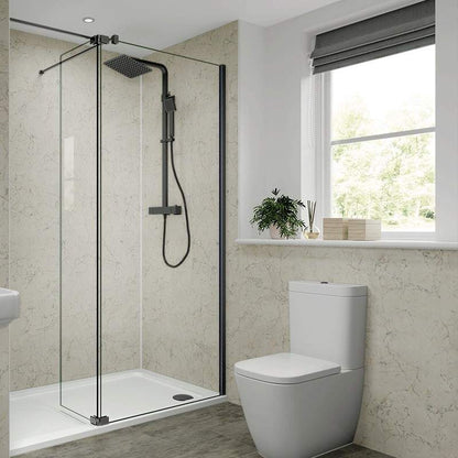 Multipanel Classic Collection Grey Marble Shower Panels M139