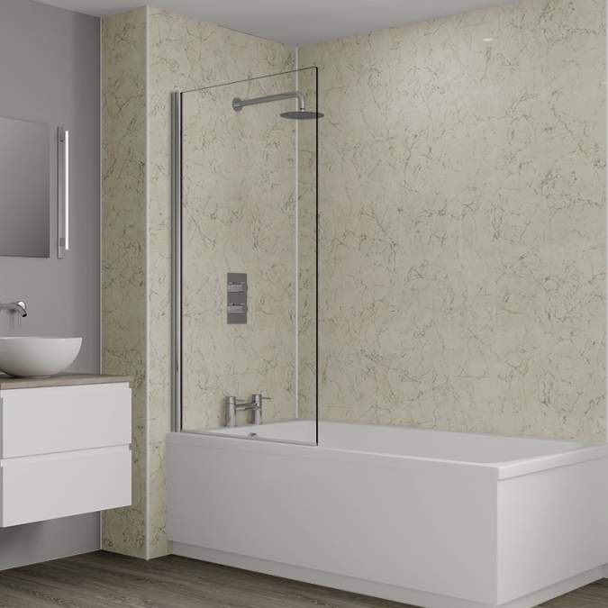 Multipanel Classic Collection Grey Marble Shower Panels M139