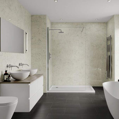 Multipanel Classic Collection Grey Marble Shower Panels M139