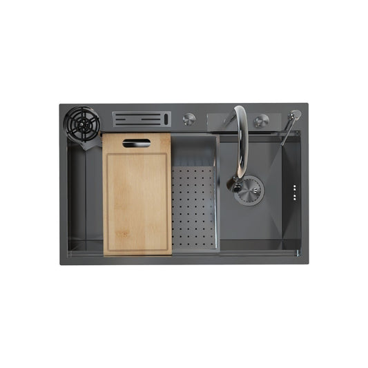 UKinox Niagra Titanium Inset  kitchen sink including Tap and accessories