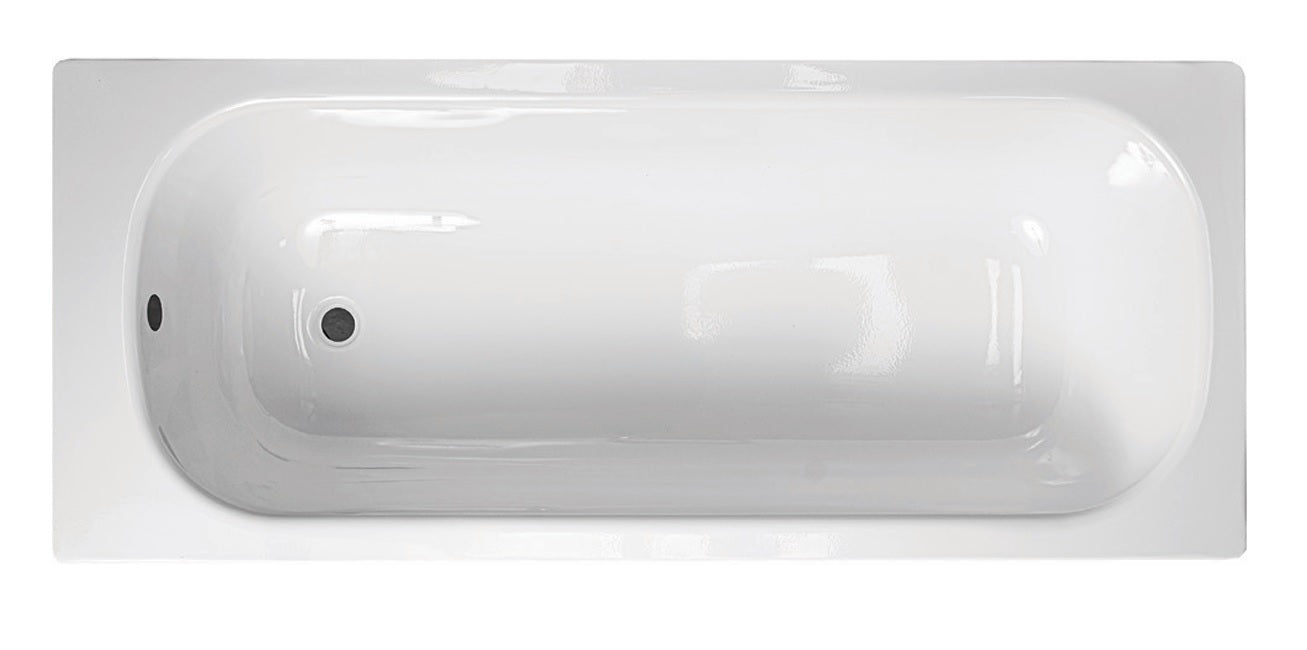 VRB Steel Bath  No Tap hole 1500/1600/1700x700mm Bath Panels White/Light Grey/Dark Grey