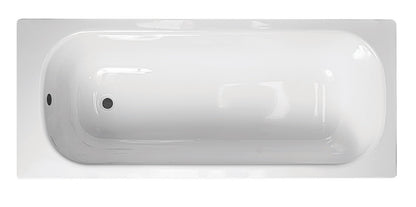 VRB Steel Bath  No Tap hole 1500/1600/1700x700mm Bath Panels White/Light Grey/Dark Grey