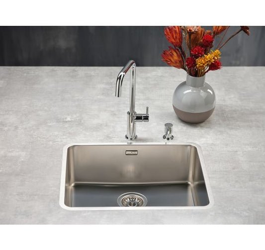 Reginox Ohio 50X40 L Inset/Undermount 1 bowl SS Kitchen Sink