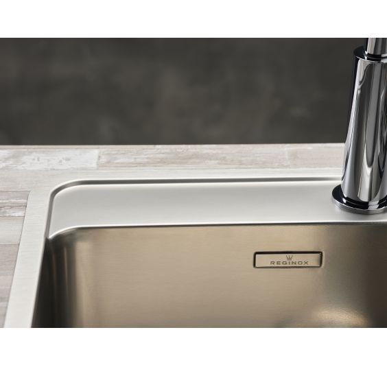 Reginox Ohio 50x40 TW Tap Wing Inset/Undermount 1 bowl SS Kitchen Sink