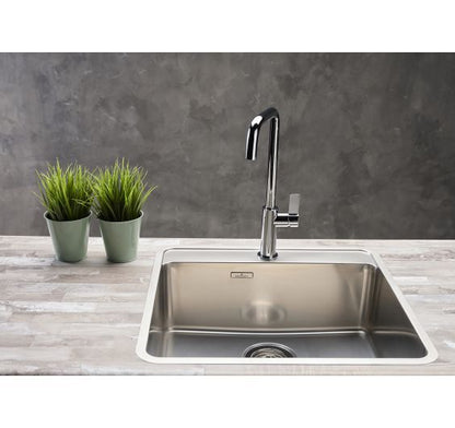 Reginox Ohio 50x40 TW Tap Wing Inset/Undermount 1 bowl SS Kitchen Sink