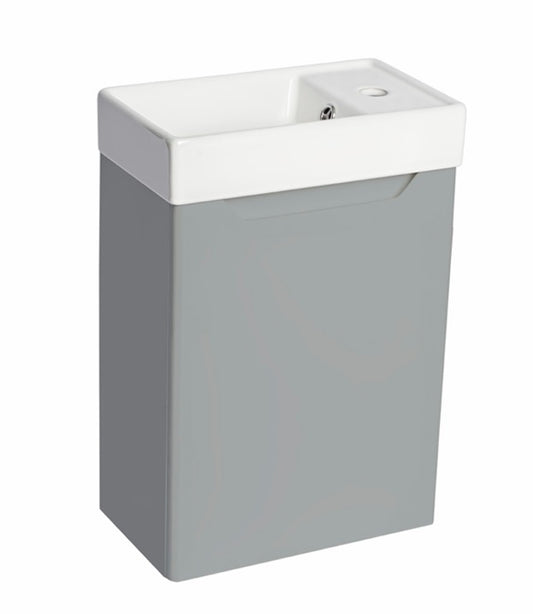 100% WaterProof VRB Pandora Light Grey 400mm Rigid PVC Wall Hung Compact Unit PVC400WH_LIGHT GREY