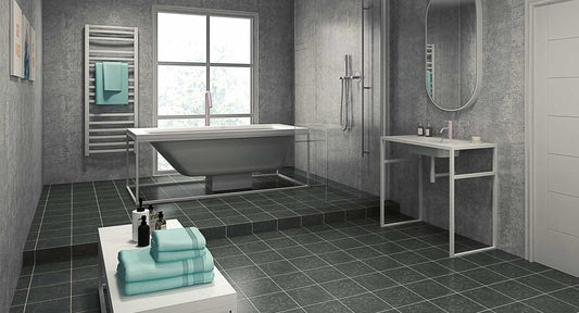 Perform Panel Harmony, CONCRETE 600/900/1200 x 2400mm Plywood Shower Panels