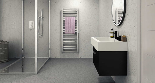 Perform Panel Origins, SNOWFLAKE SPARKLE 600/900/1200 x 2400mm Plywood Shower Panels