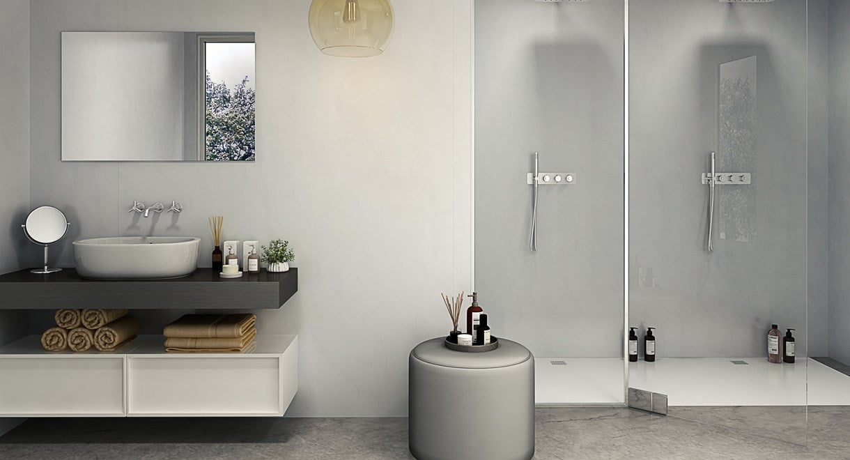 Perform Panel Elegance, QUARTZ 600/900/1200x2400mm Plywood Shower Panels