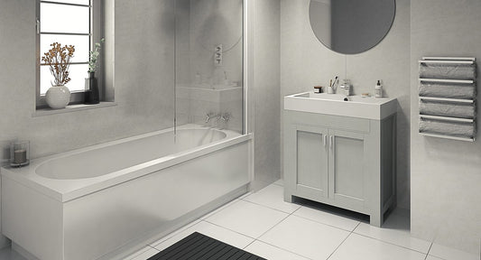 Perform Panel Origins, ARCTIC SHIMMER 600/900/1200 x 2400mm Plywood Shower Panels
