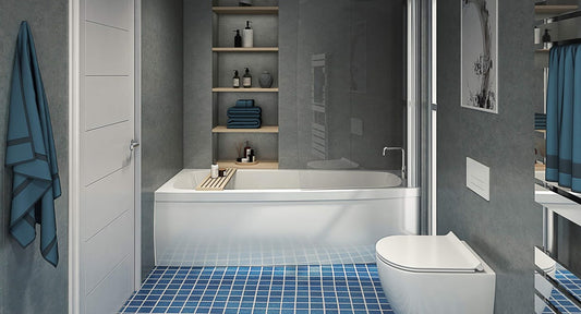 Perform Panel Origins, OYSTER MARBLE 600/900/1200 x 2400mm Plywood Shower Panels