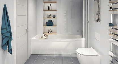 Perform Panel Origins, WHITE GLOSS 600/900/1200 x 2400mm Plywood Shower Panels