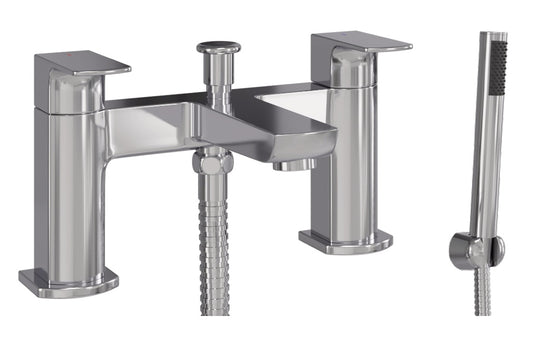 VRB Pureform Tap Range Chrome finish Bath and Basin taps