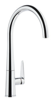 Abode Coniq R Mixer Tap, Single Lever, C-Spout 2 finishes