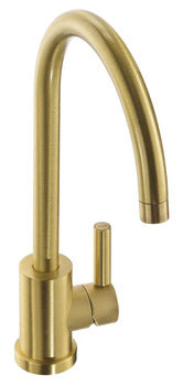 Abode Atlas Mixer Tap, Single Lever, C-Spout 4 finishes