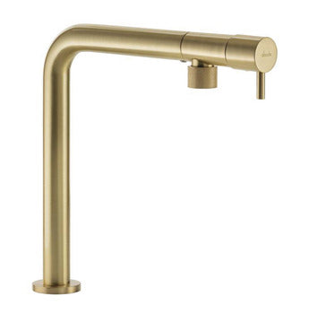 Abode Agilis Tap, Single Lever, L-Spout 4 finishes