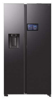 Samsung Series 9 Fridge Freezer, American Style with SpaceMax™ Technology and AI Home RS90F64EEFEU - Black