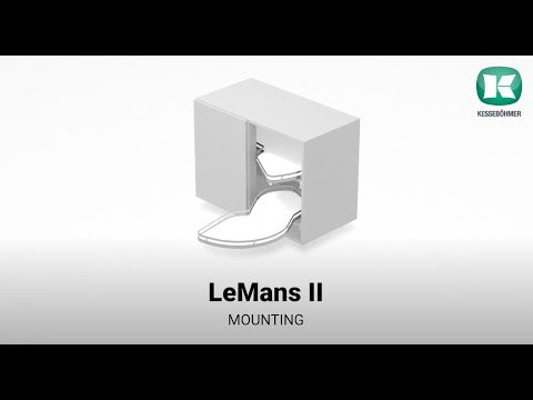 Kesseböhmer LeMans II SILVER Corner Unit Storage shelves 800-1000mm cabinets Pull-out