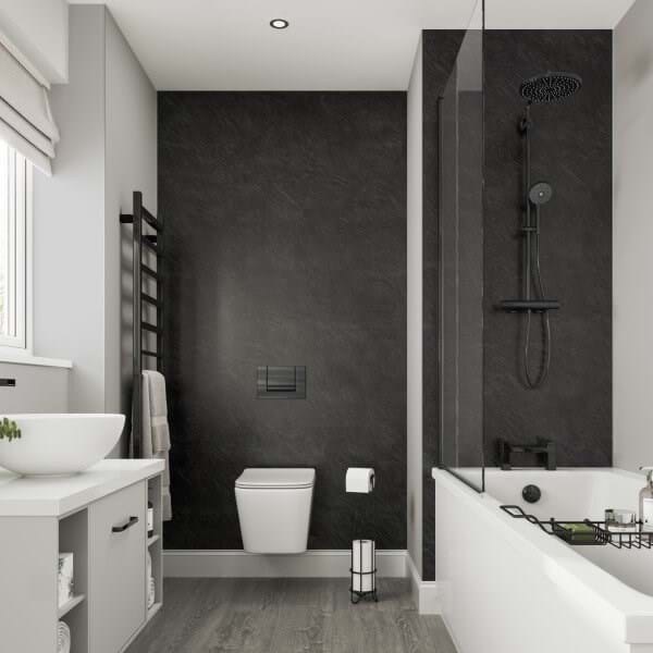 Multipanel Classic Collection Riven Slate Shower Panels 2859